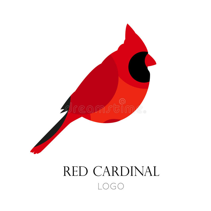 pics Red Bird Outline red cardinal vector icon stock vector