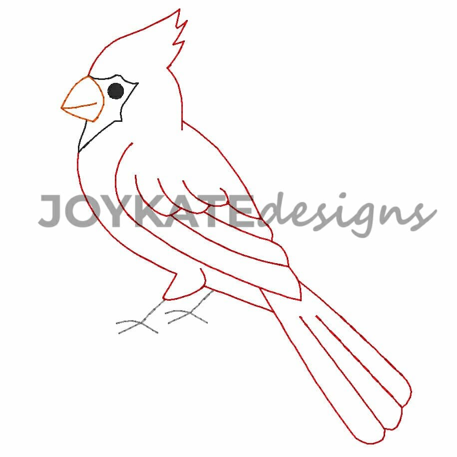 photo Red Bird Outline cardinal tattoos tattoo outline