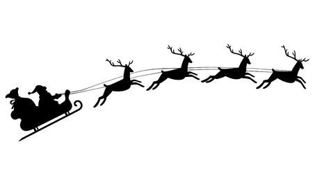 photo Santa Sleigh And Reindeer Clipart reindeer clipart sleigh santa