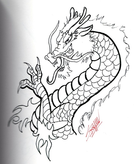 pix Simple Chinese Dragon Outline https www canstockphoto com license 57363337