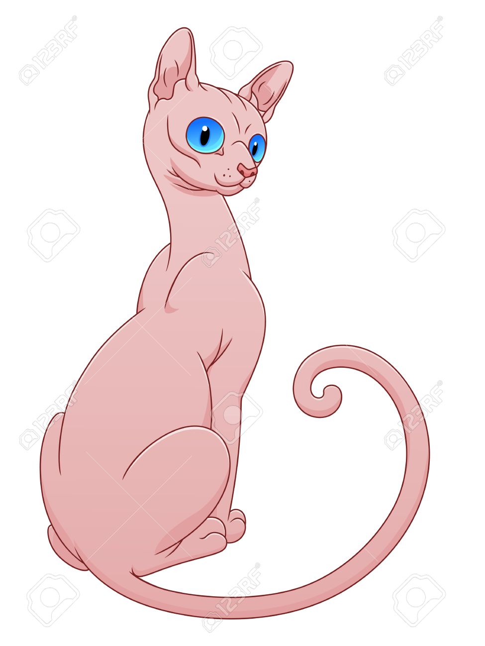 pics Sphynx Cat Clipart sphynx cat clip art royalty free