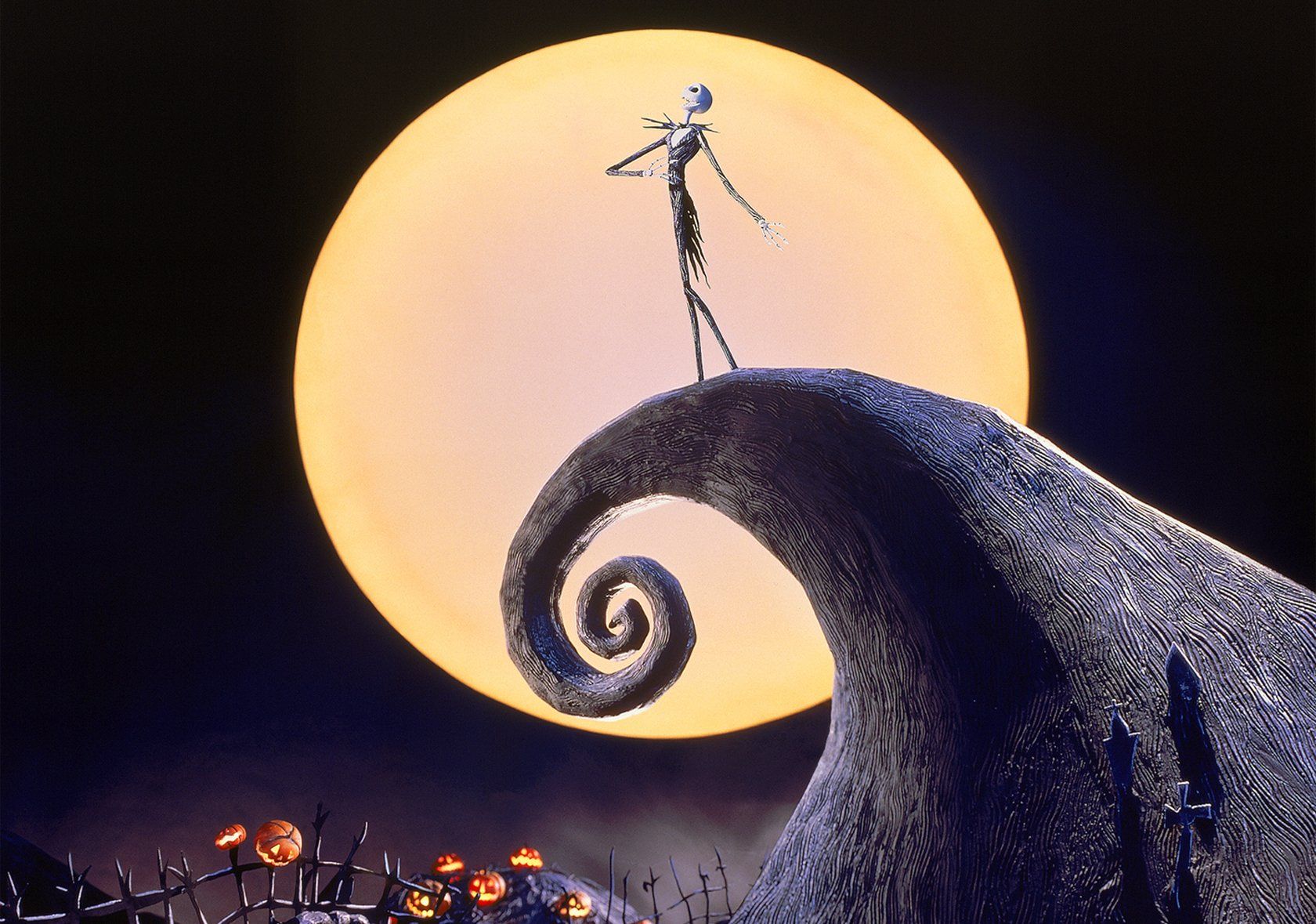 wallpapers The Nightmare Before Christmas Background allenjoy 7x5ft halloween pumpkin jack backdrop nightmare before christmas moonlight children photography background horrible party birthday banner