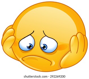 picture Unhappy Face Emoji clipart library