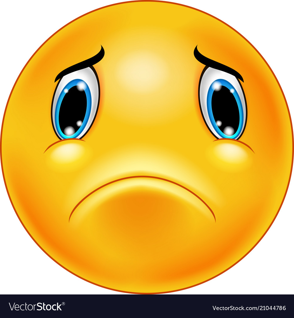 wallpapers Unhappy Face Emoji vectorstock