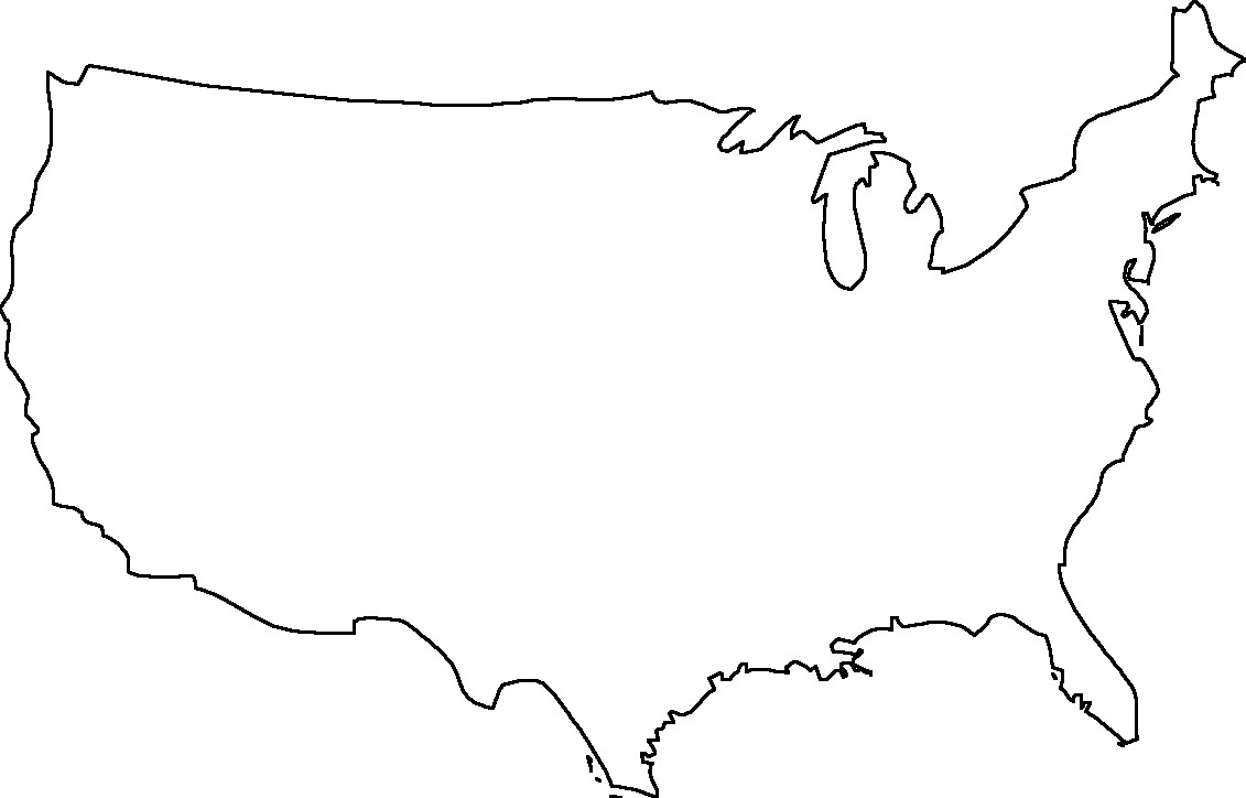 wallpapers Usa Map Outline Transparent united states map png images