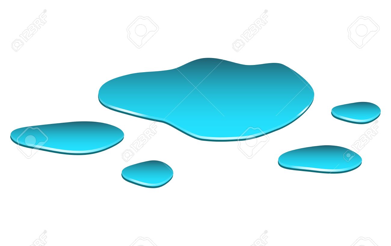 photo Water Spill Clipart water spill vector illustration isolated on white background