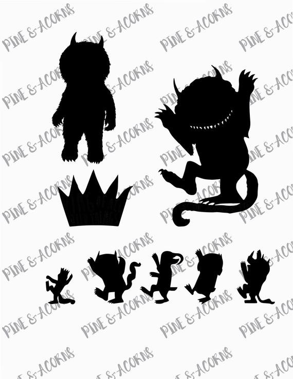 pix Where The Wild Things Are Svg Files the wild things are svg cut file