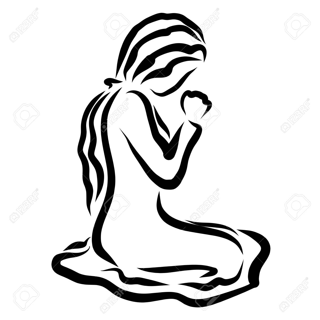 wallpapers Woman Kneeling In Prayer Silhouette pin on have faith in god in these tough