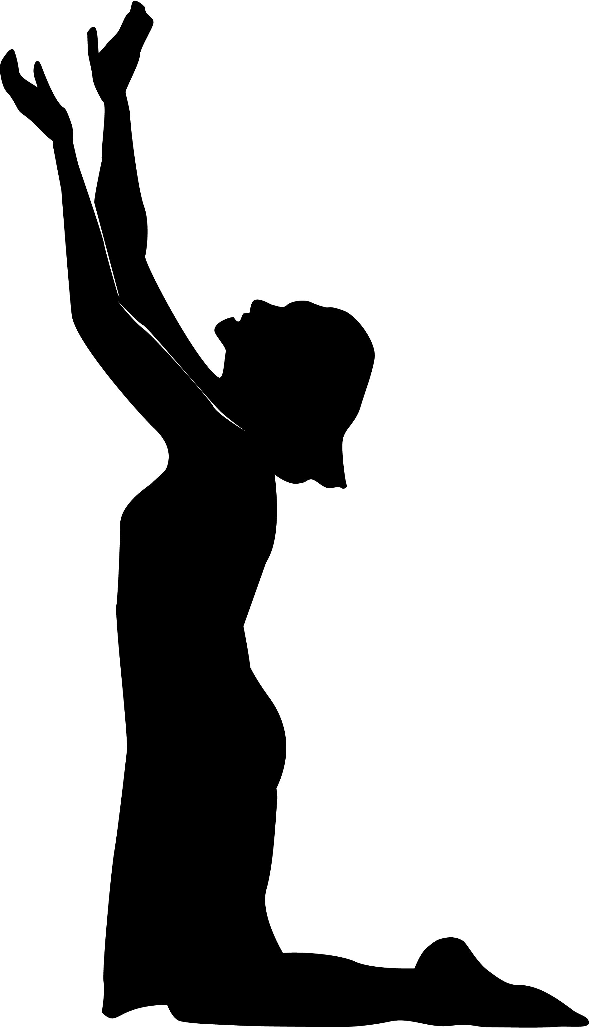 pic Woman Kneeling In Prayer Silhouette young woman kneeling humbly praying to god stock photo picture and royalty free image image 121095515