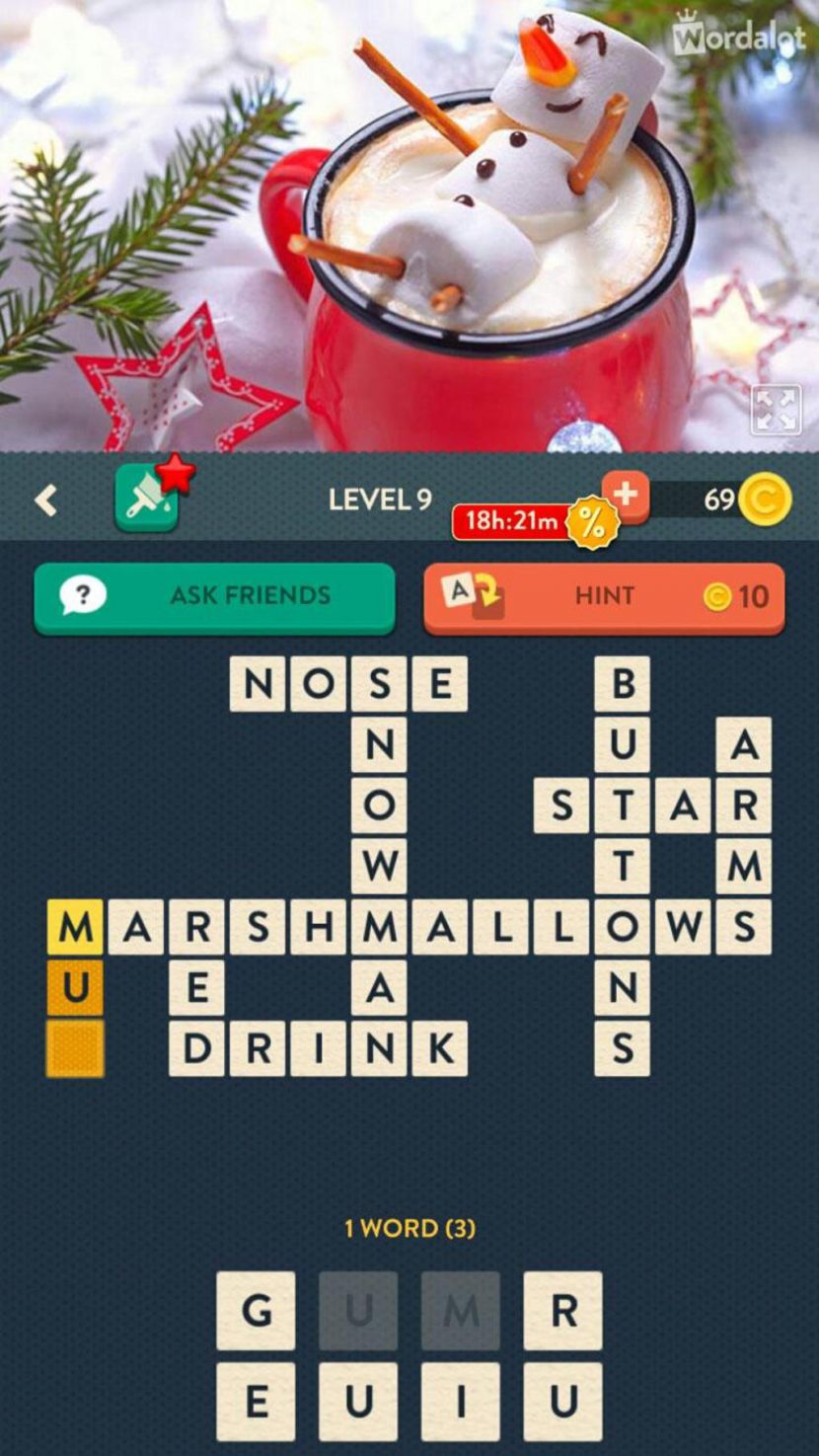 pix Wordalot Christmas Puzzles wordalot answers level 217 all level