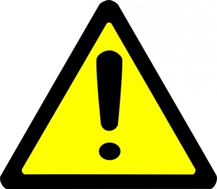 picture Yellow Sign Clip Art clipart library