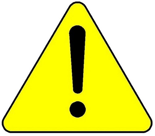 photo Yellow Sign Clip Art clipart library